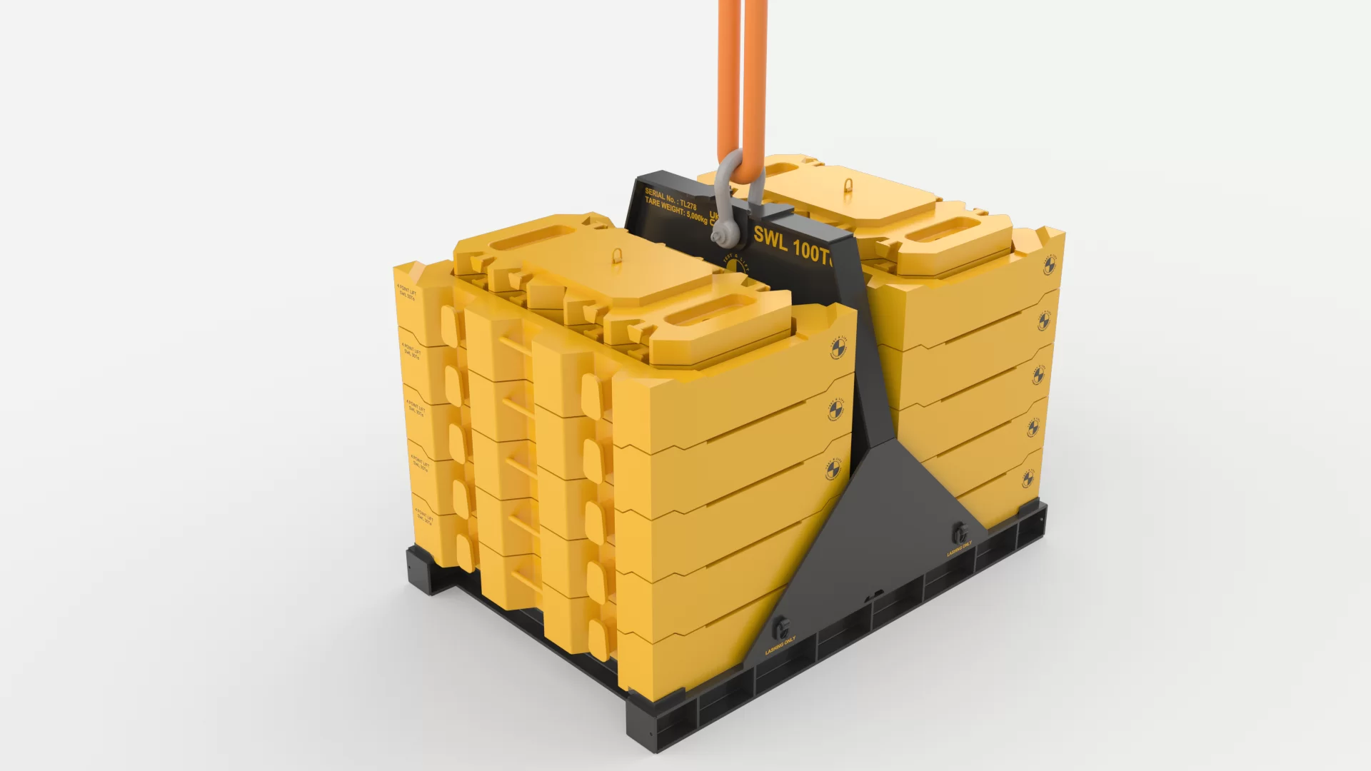 Upto 100 Te Test Weight & Cradle Arrangement