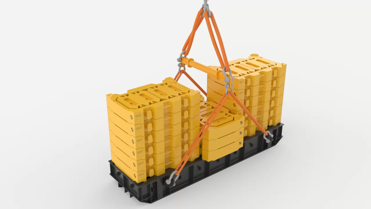 Upto 180 Te Test Weight & Cradle Arrangement