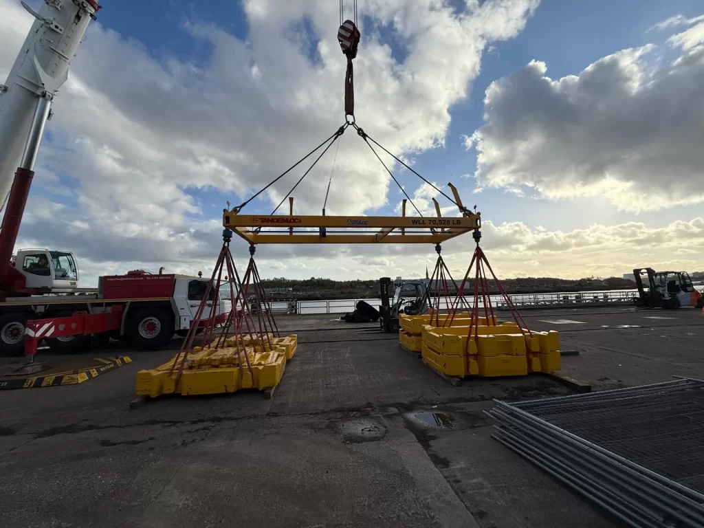 Container Spreader Frame 40 Te Load Test