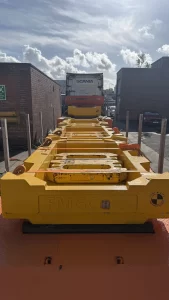 Test weights on trailer